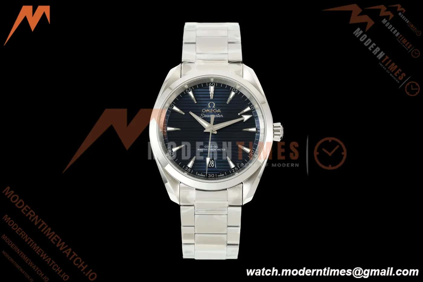 Omega - Seamaster Aqua Terra 38mm SS/SS Blue Textured VSF A8800