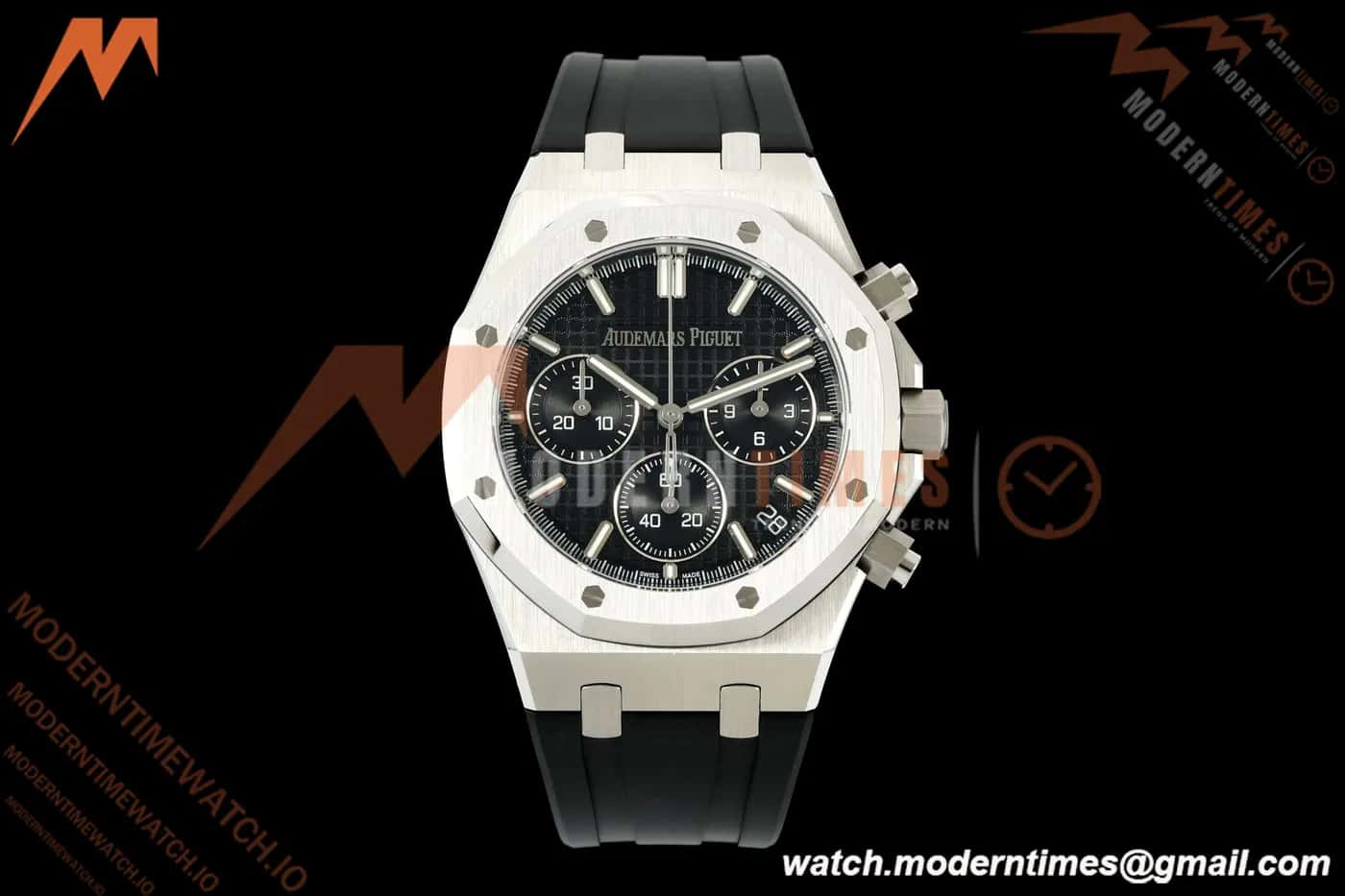 Audemars Piguet - Royal Oak 26240ST Gain Weight 41mm SS/RU Black SWF Dial DDF DD4401