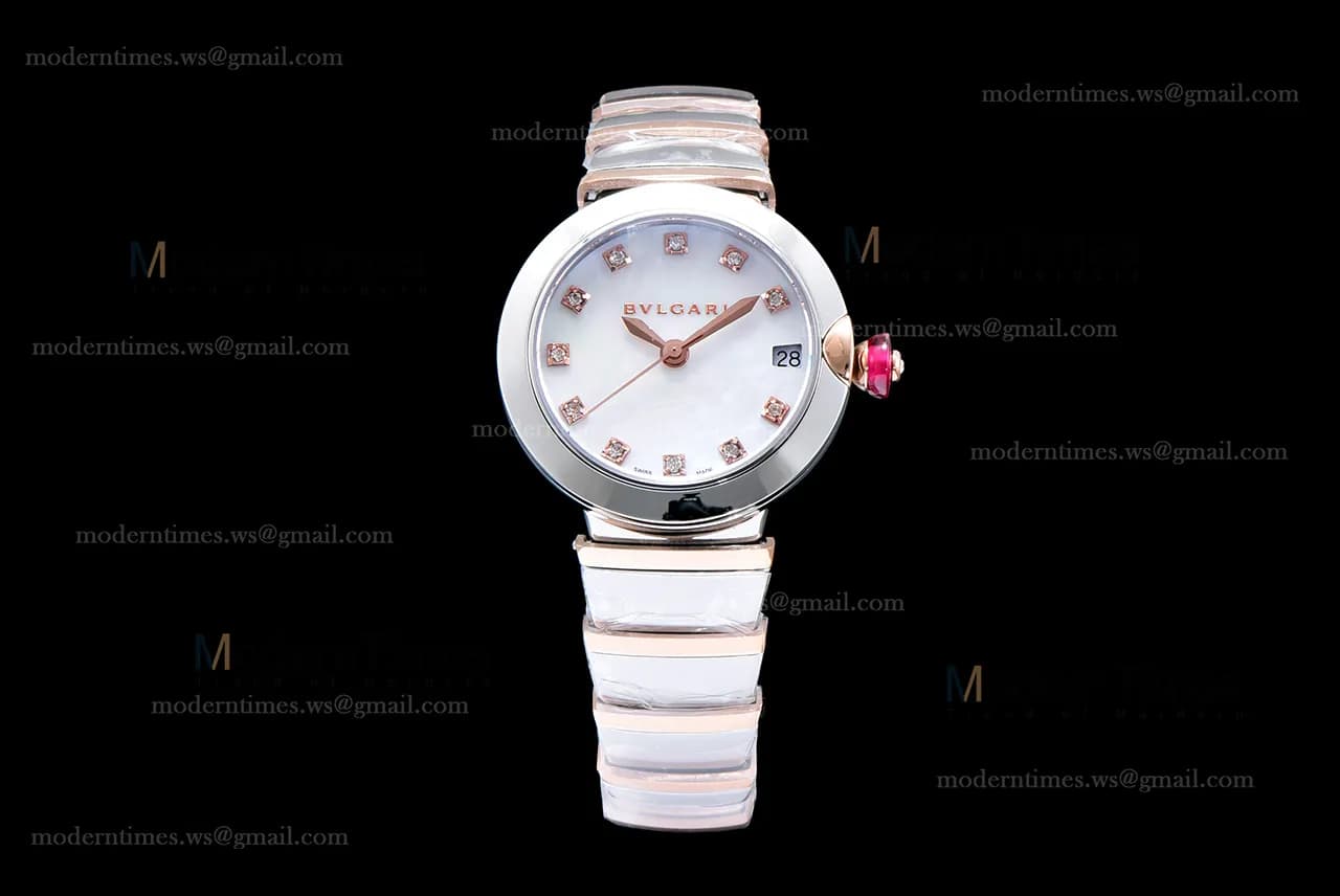 Bvlgari LVCEA Series RG/RG TT Wht BVF Automatic/Quartz 102198 LU33WSPGSPGD/11