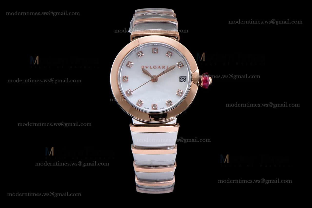Bvlgari LVCEA Series RG/RG TT Wht BVF Automatic/Quartz 102197 LU33C6SSPGD