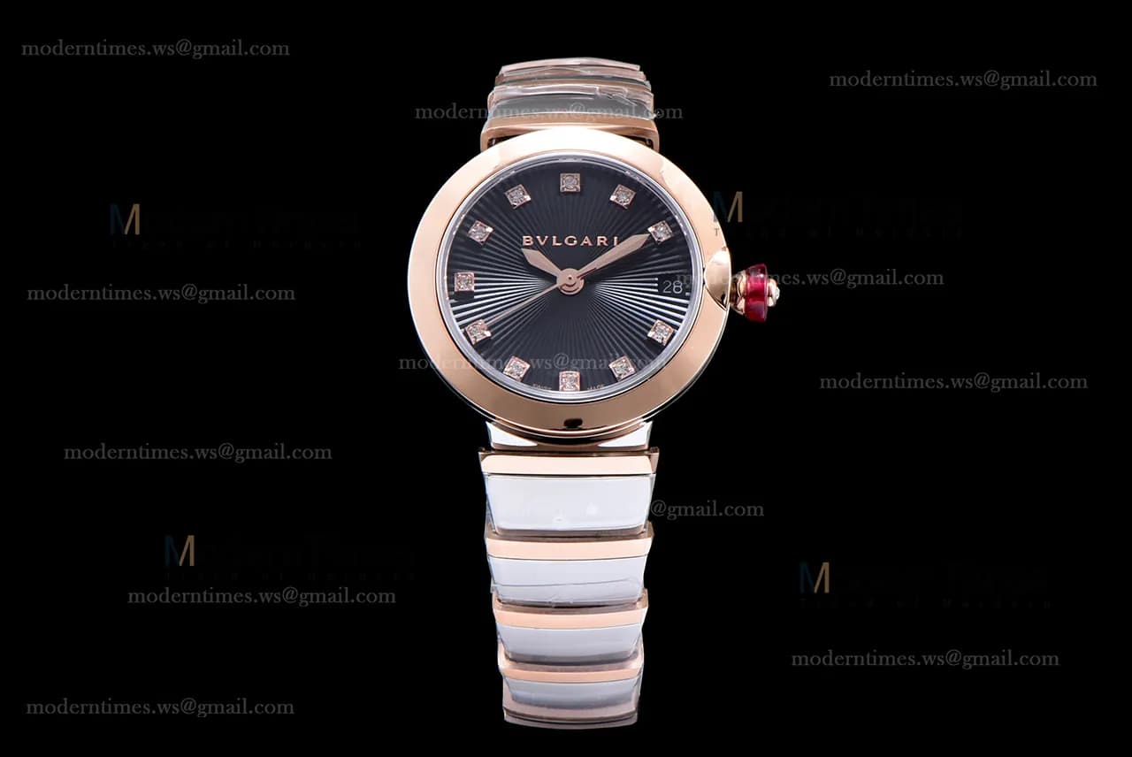 Bvlgari LVCEA Series RG/RG TT Blk BVF Automatic/Quartz 102197 LU33C6SSPGD
