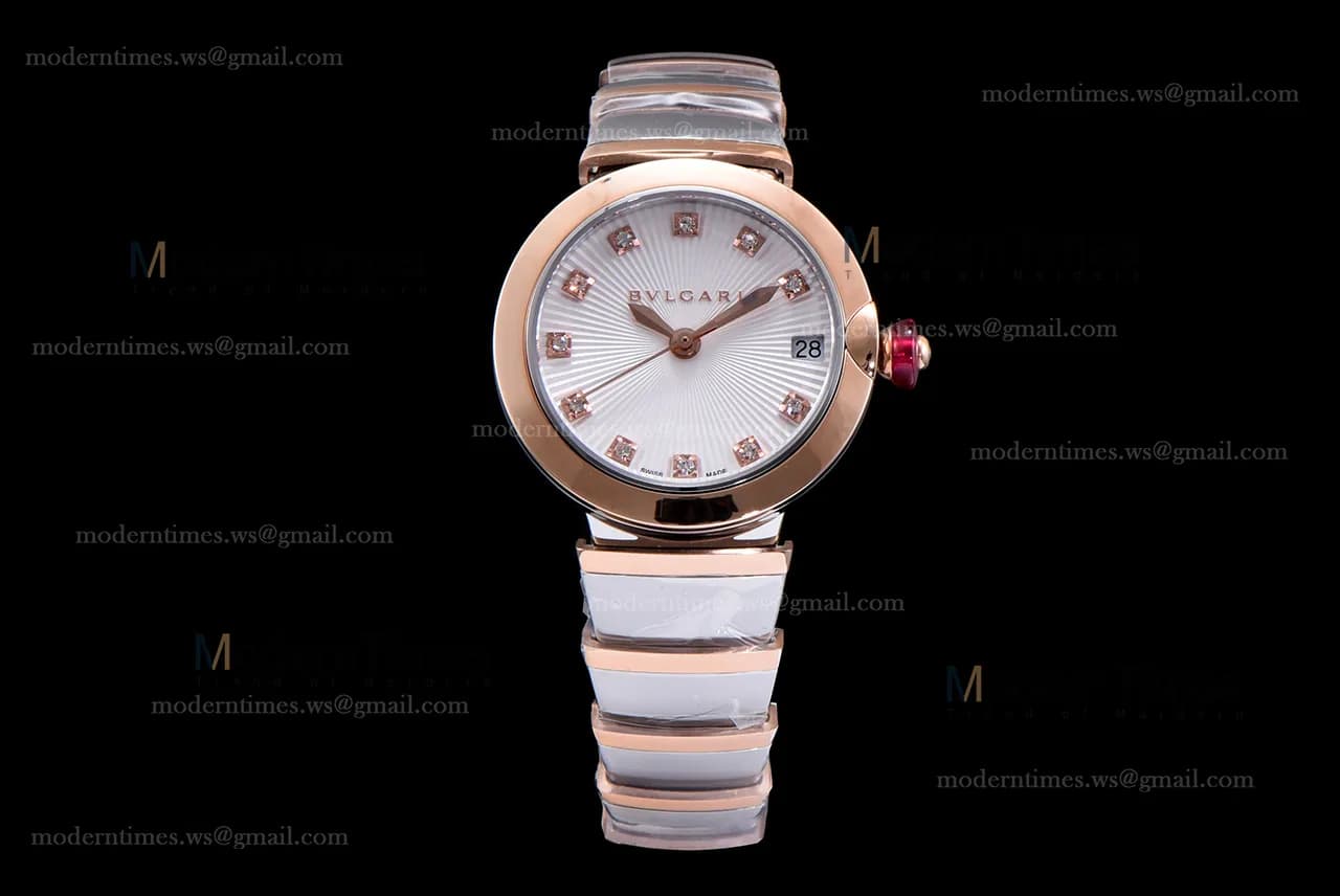 Bvlgari LVCEA Series RG/RG TT Wht BVF Automatic/Quartz 102197 LU33C6SSPGD