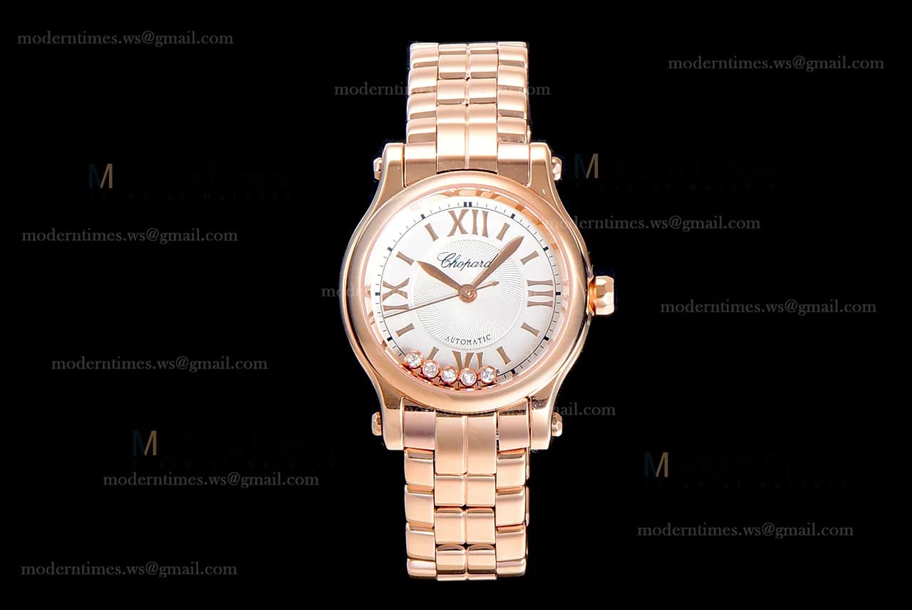 Chopard Happy Sport Diams Sapphire RG/RG Wht YFF Automatic 274893-5003