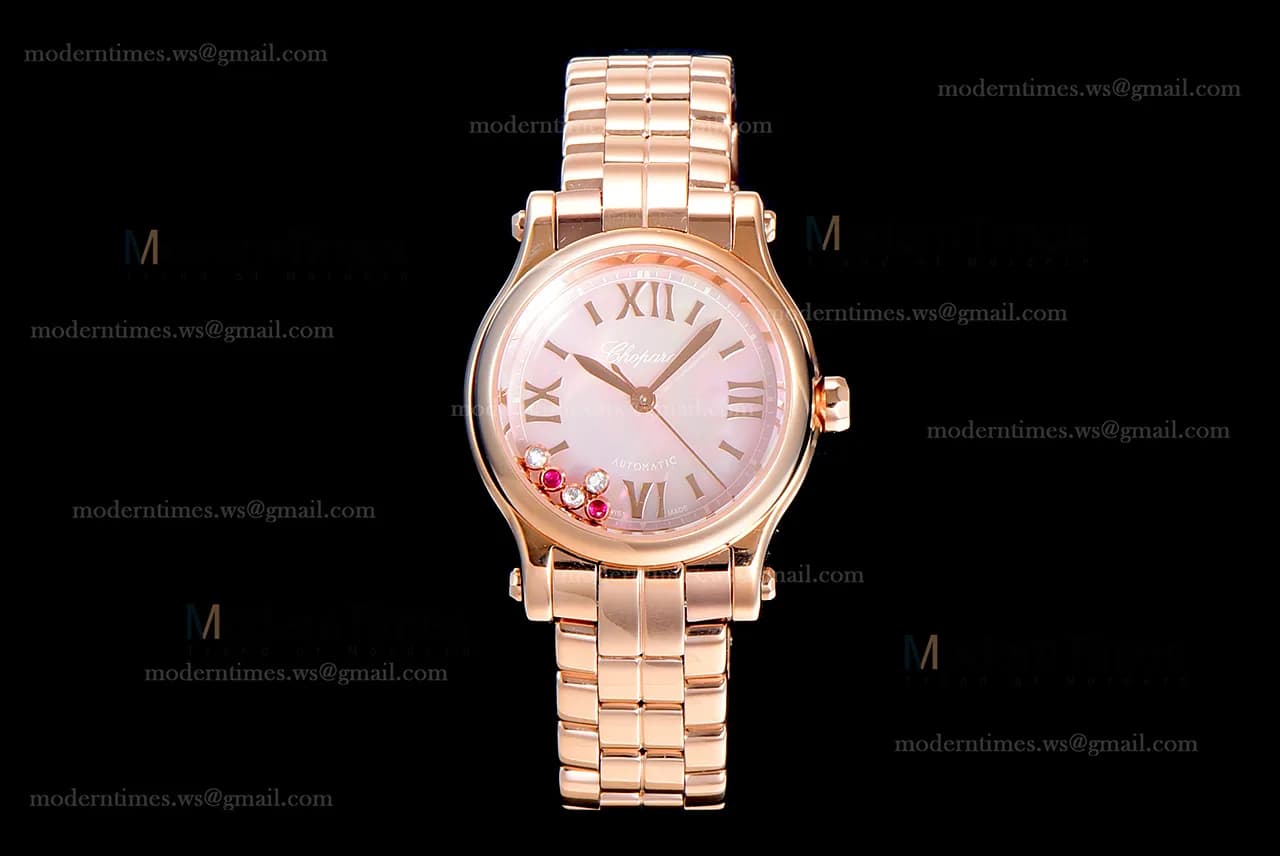 Chopard Happy Sport Diams Sapphire RG/RG Pin YFF Automatic 274893-5003