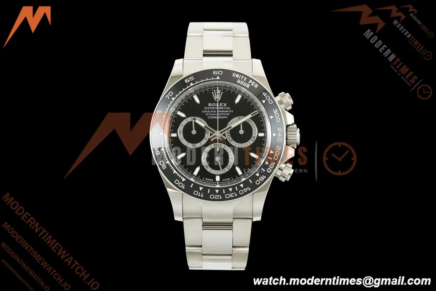 Rolex - Daytona 126500LN 40mm CER 904L SS/SS Black ARF SH4131