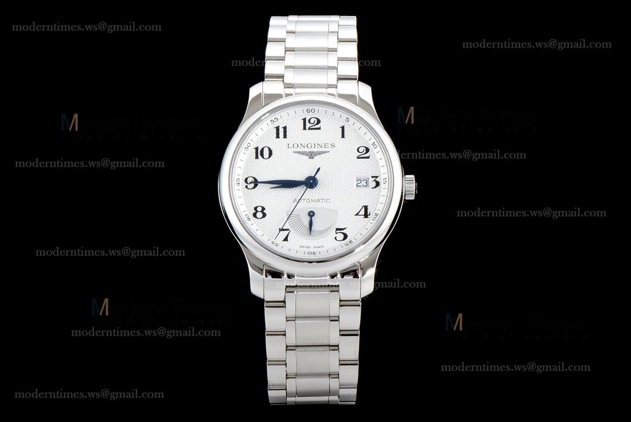 Longines Record Series SS/SS Wht GSF Automatic L2.666.4.78.6