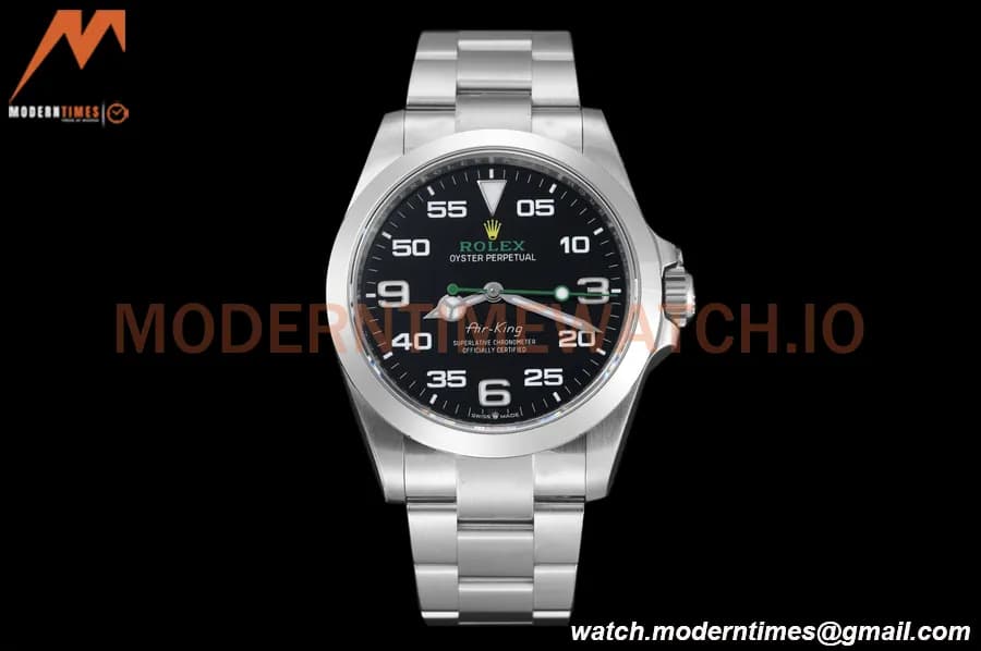 Rolex - AirKing 126900 40mm 904L SS/SS Black VSF VS3230