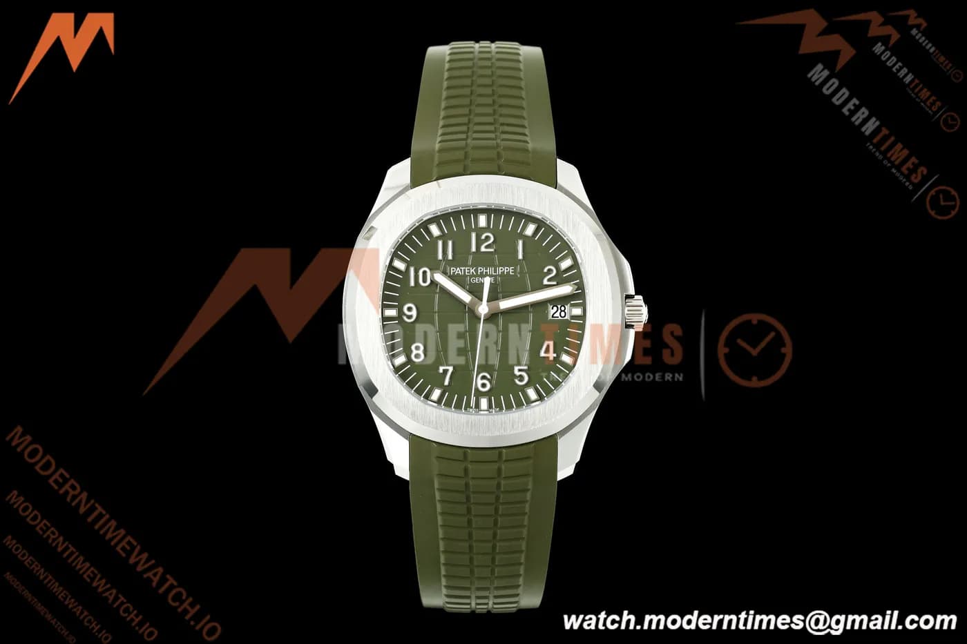 Patek Philippe - Aquanaut 5168G Gain Weight 42mm SS/RU Grn/Num WSF DPB330