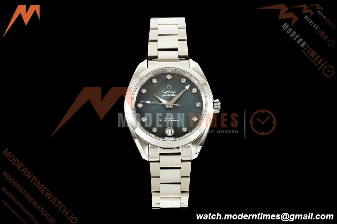 Omega - Seamaster Aqua Terra 150M 34mm SS/SS Tahitian MOP/Dia VRSF A8800