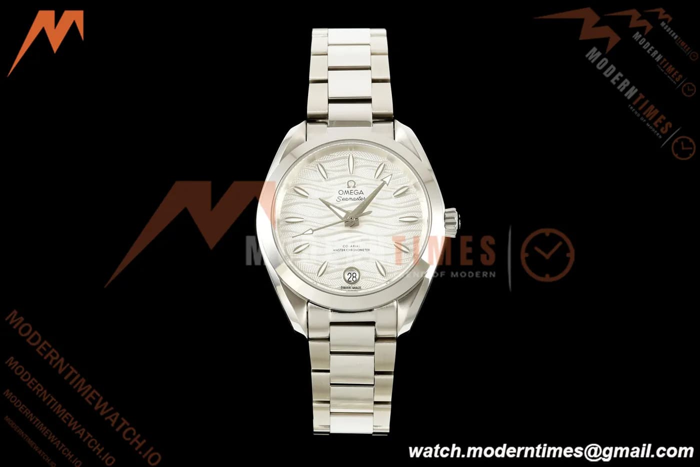 Omega - Seamaster Aqua Terra 150M 34mm SS/SS Silver Textured VRSF A8800