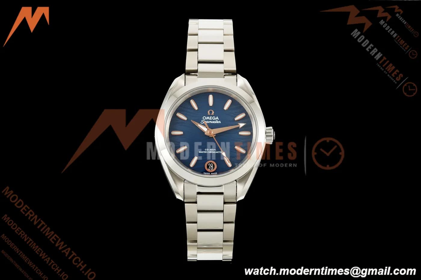 Omega - Seamaster Aqua Terra 150M 34mm SS/SS Blue Textured VRSF A8800