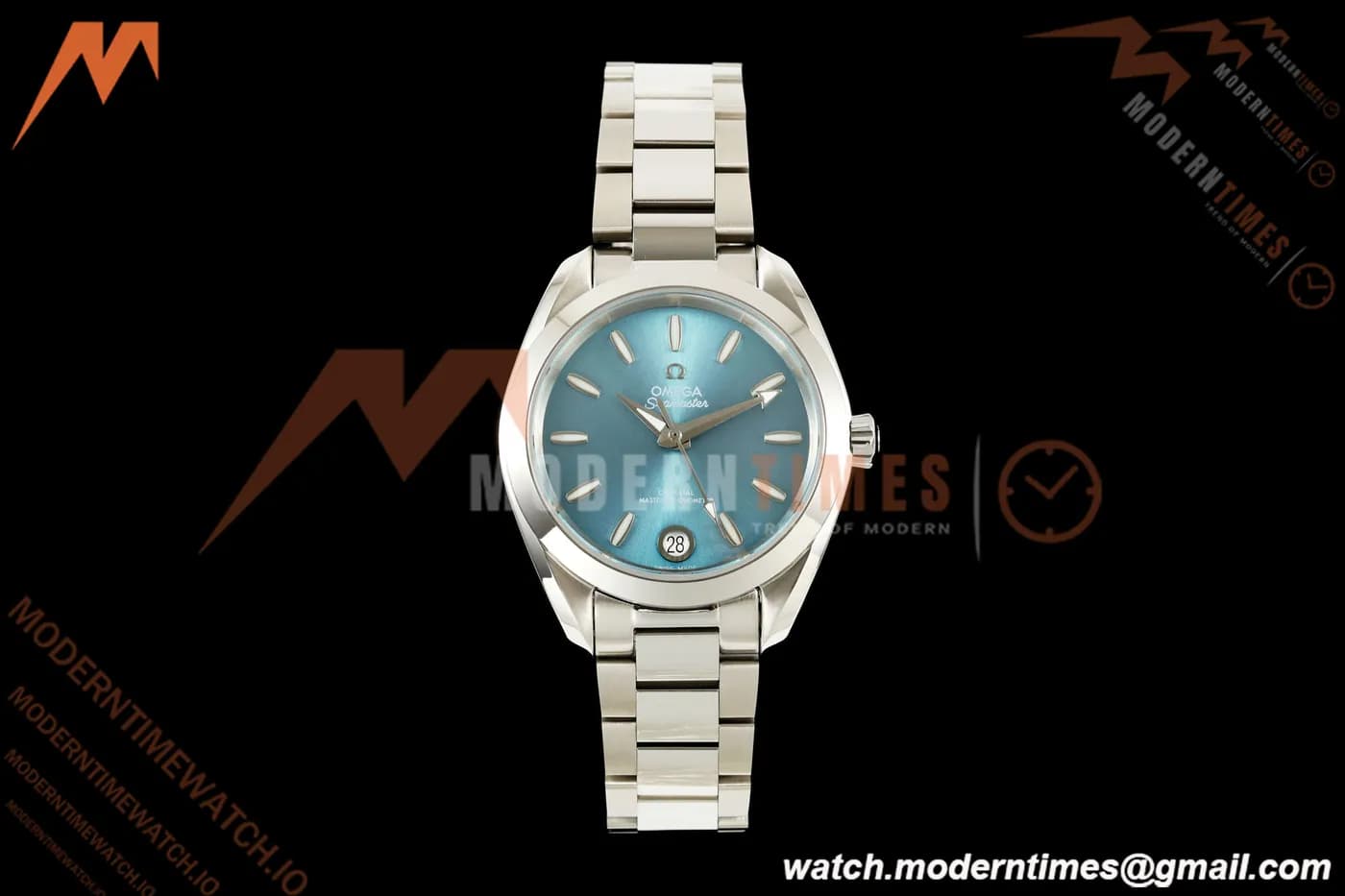 Omega - Seamaster Aqua Terra Shades 34mm SS/SS Ice Blue VRSF A8800