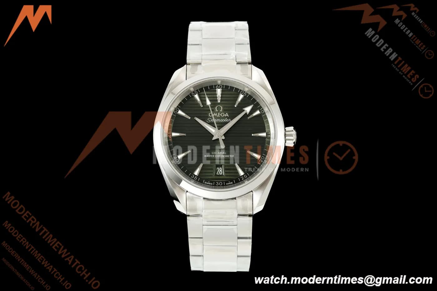 Omega - Seamaster Aqua Terra 38mm SS/SS Green Textured VSF A8800