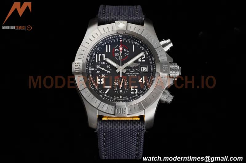 Breitling - Avenger Bandit Chronograph 45mm TI/NY Grey/Num TF A7750