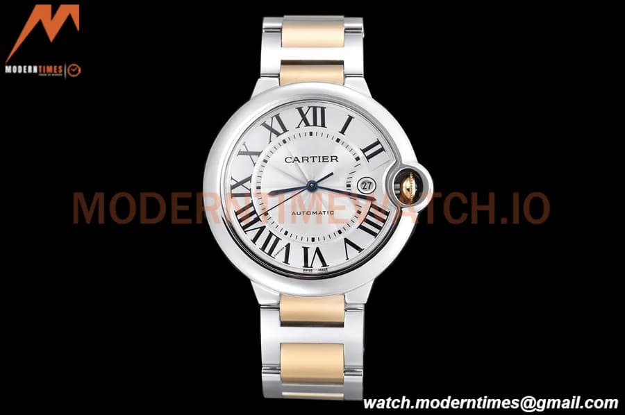 Cartier - Balion Bleu De Cartier 42mm Automatic YG/SS White GDF MY8215
