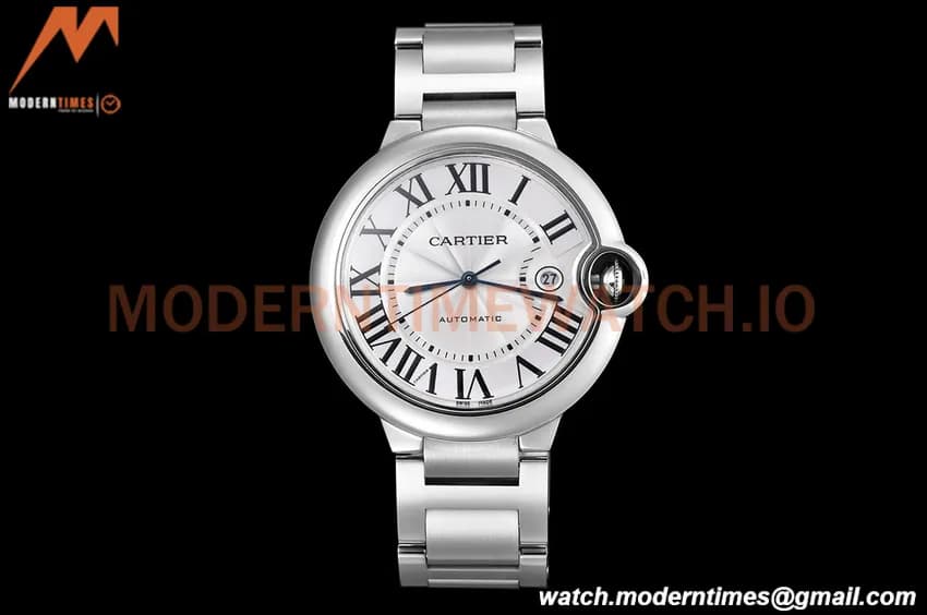 Cartier - Ballon Bleu De Cartier 42mm Automatic SS/SS White GDF MY8215