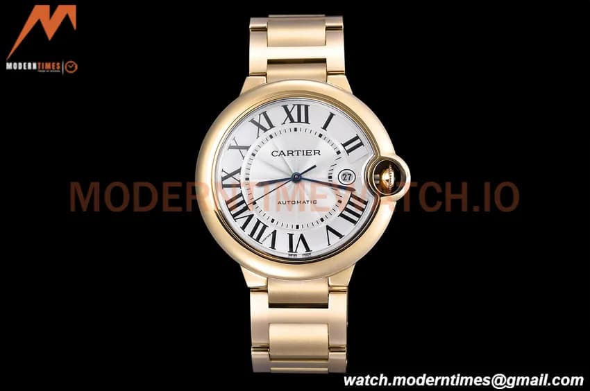 Cartier - Ballon Bleu De Cartier 42mm Automatic YG/YG White GDF MY8215