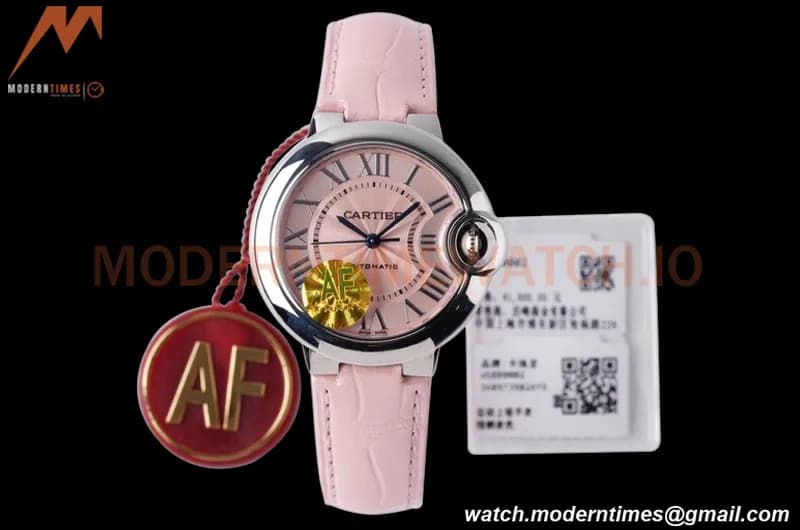 Cartier - Ballon Bleu De Cartier 33mm Automatic SS/LE Pink AF NH05