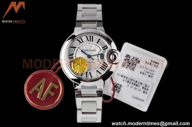 Cartier - Ballon Bleu De Cartier 33mm Automatic SS/SS White AF NH05