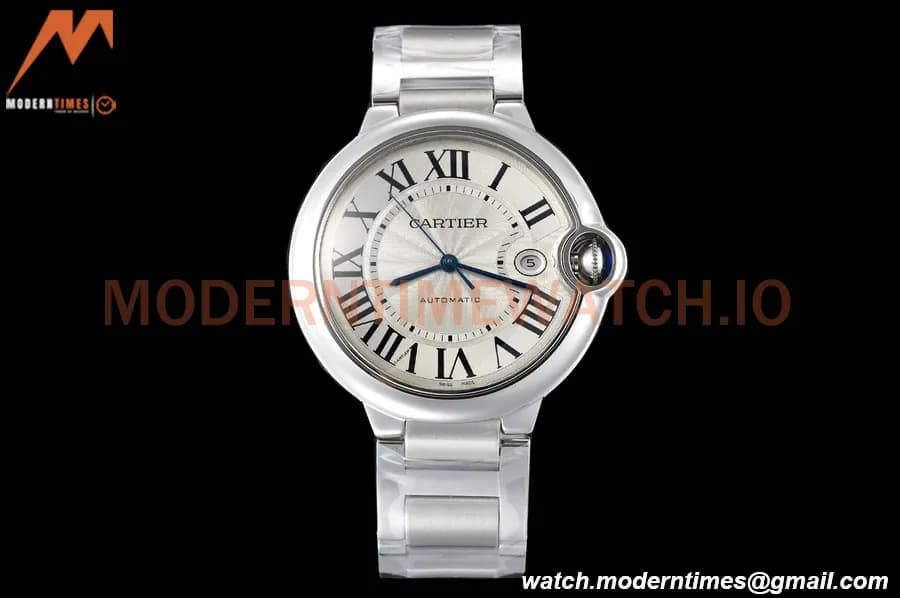 Cartier - Ballon Bleu De Cartier 42mm Automatic SS/SS White V6F V8 A2824