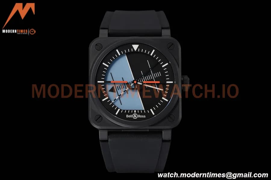 Bell & Ross - BR03-92 41mm Horizon Limited Edition Cer/RU Gyroscopes Dial M+F A2892
