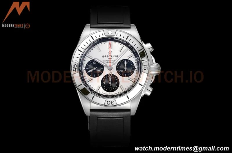 Breitling - Chronomat B01 42mm Chronograph SS/RU Silver BLSF 7750 Mod