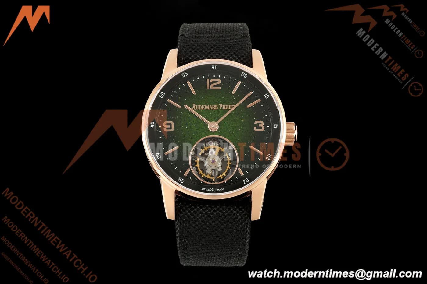 Audemars Piguet - Code 11.59 26396NR 41mm RG/NY Smoked Green Dial APPF Tourb