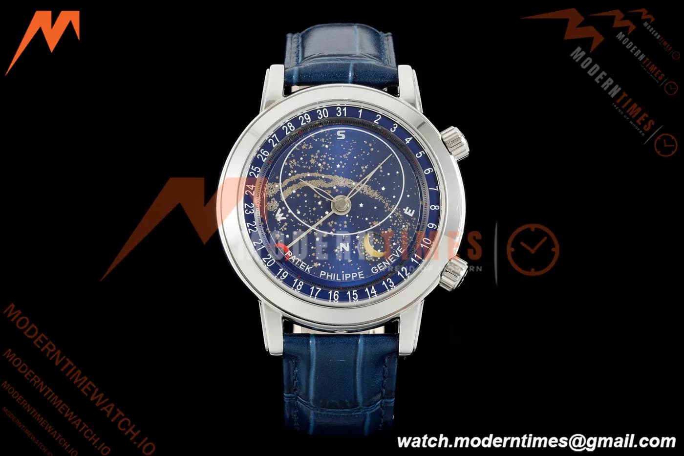 Patek Philippe - Grand Complications 6102P 44mm Celestial Blue SS/LE GRF MY9015 Mod