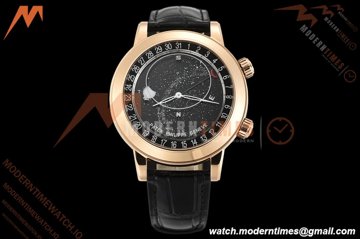 Patek Philippe - Grand Complications 6102R 44mm Celestial Black RG/LE PPF Cal.240 Mod