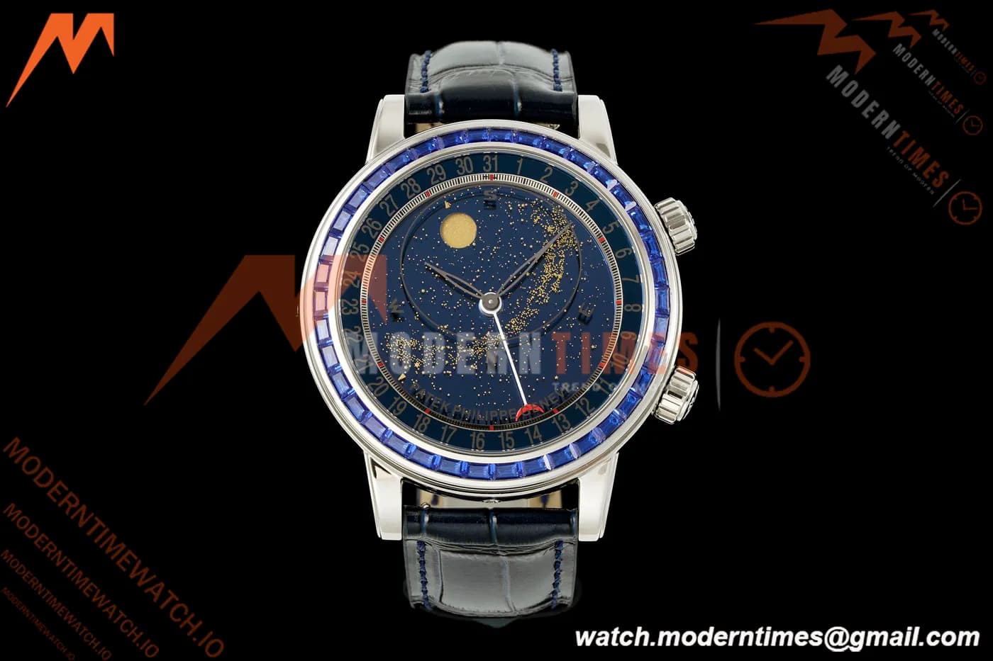 Patek Philippe - Grand Complications 6104 44mm Blue Dia SS/LE Celestial Blue Dial PPF A240