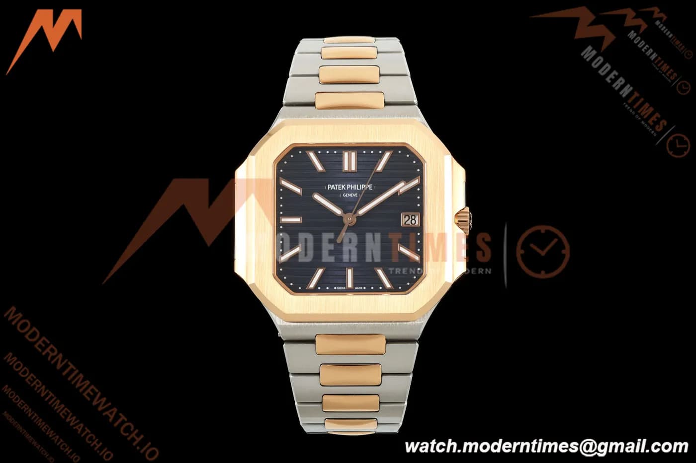 Patek Philippe - Cubitus 5821 45mm RG/SS Blue Dial BBF DD330