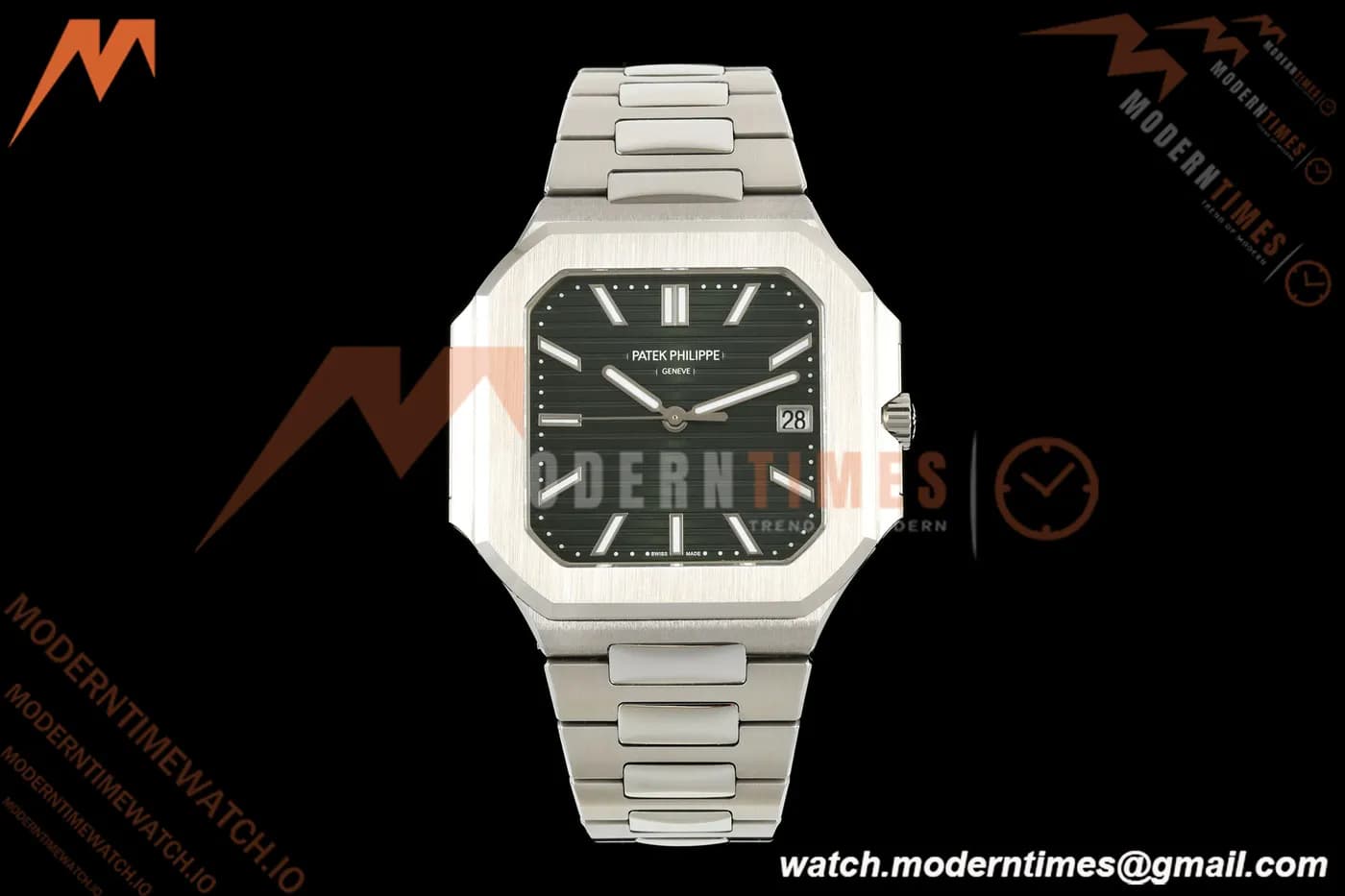 Patek Philippe - Cubitus 5821 45mm SS/SS Green Dial BBF DD330