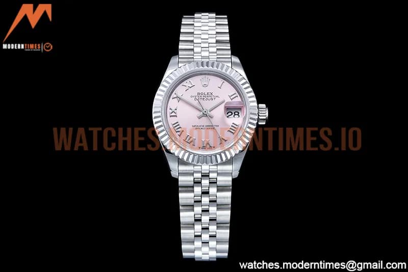 Rolex - DJ Ladies 28mm Jub Flt 904L SS/SS Pink/Rm GMF A2671