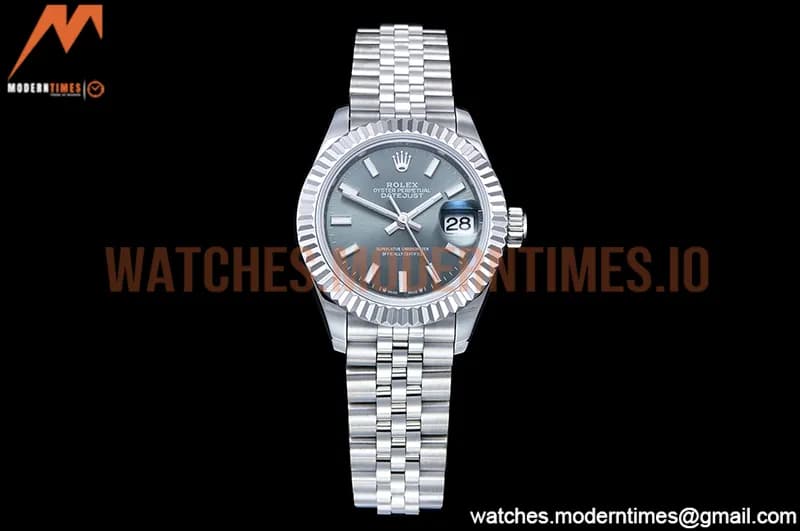 Rolex - DJ Ladies 28mm Jub Flt 904L SS/SS Green/Stk GMF A2671