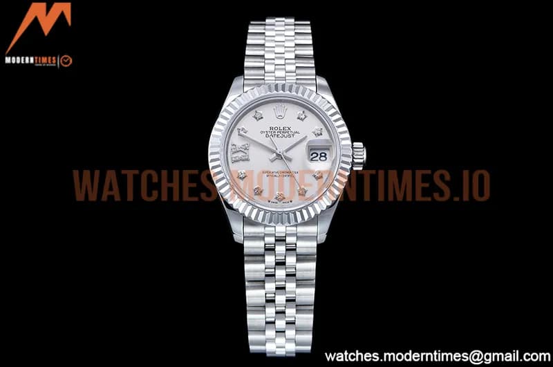 Rolex - DJ Ladies 28mm Jub Flt 904L SS/SS Silv/SDia GMF A2671