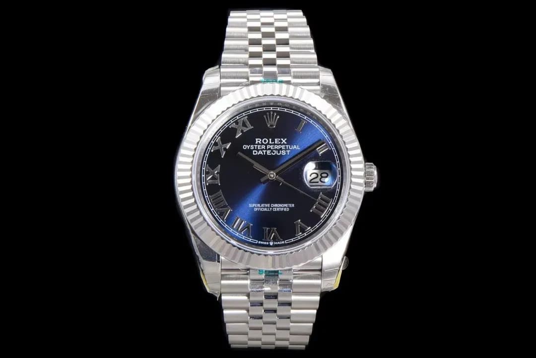 Rolex - DJ2 41mm 126334 Jub Flt 904L SS/SS Blue/Rmn ARF VR3235