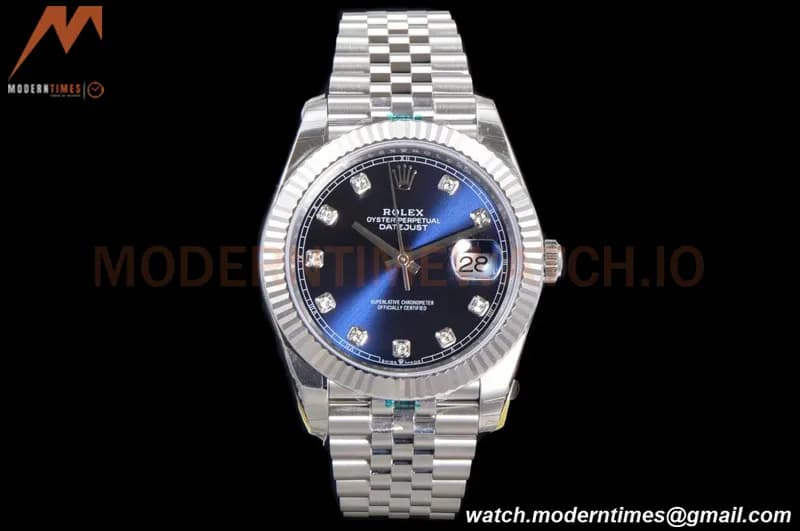 Rolex - DJ2 41mm 126334 Jub Flt 904L SS/SS Blue/Dia ARF VR3235