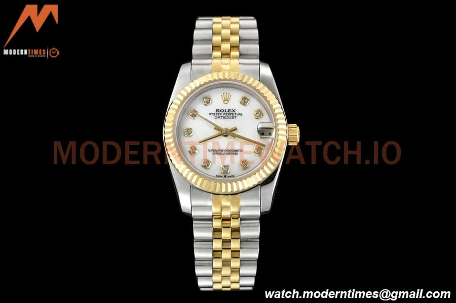 Rolex - Datejust Ladies 278273 31mm Jub Flt YG/SS Mop/Dia GDF MY8215
