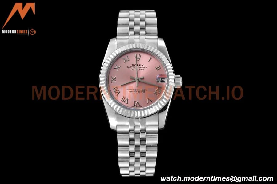 Rolex - Datejust Ladies 278274 31mm Jub Flt SS/SS Pink/Rmn GDF MY8215