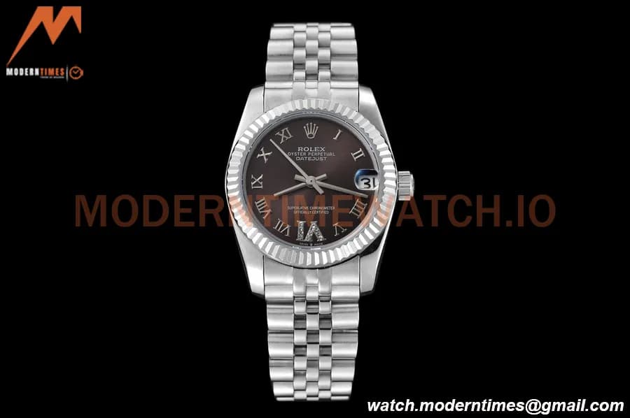 Rolex - Datejust Ladies 278274 31mm Jub Flt SS/SS Grey/Rmn/Dia GDF MY8215