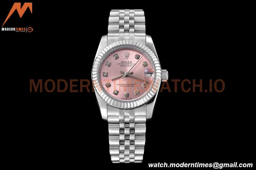 Rolex - Datejust Ladies 278274 31mm Jub Flt SS/SS Pink/Dia GDF MY8215