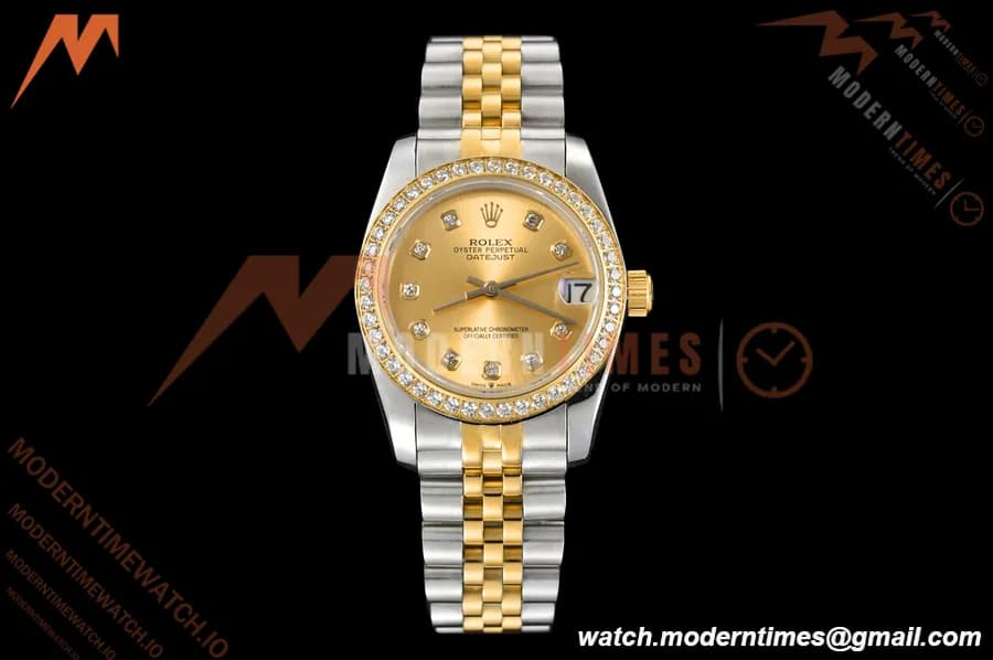 Rolex - Datejust Ladies 278383 31mm Jub Dia YG/SS Gold/Dia GDF MY8215