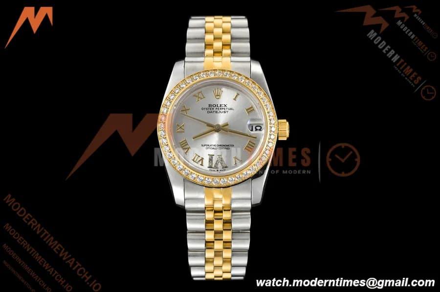 Rolex - Datejust Ladies 278383 31mm Jub Dia YG/SS Silv/Rmn GDF MY8215