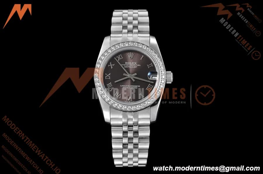 Rolex - Datejust Ladies 278384 31mm Jub Dia SS/SS Gry/Rmn GDF MY8215
