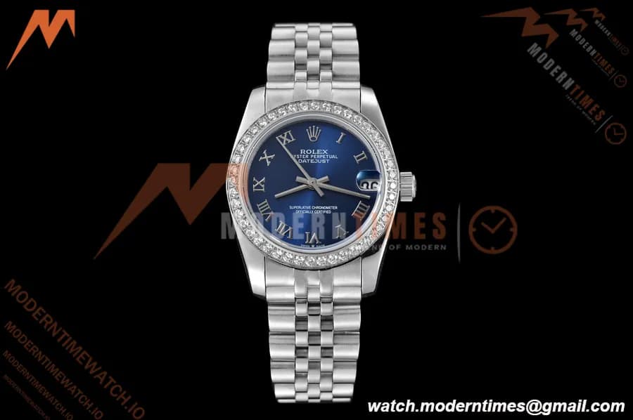 Rolex - Datejust Ladies 278384 31mm Jub Dia SS/SS Blu/Rmn GDF MY8215
