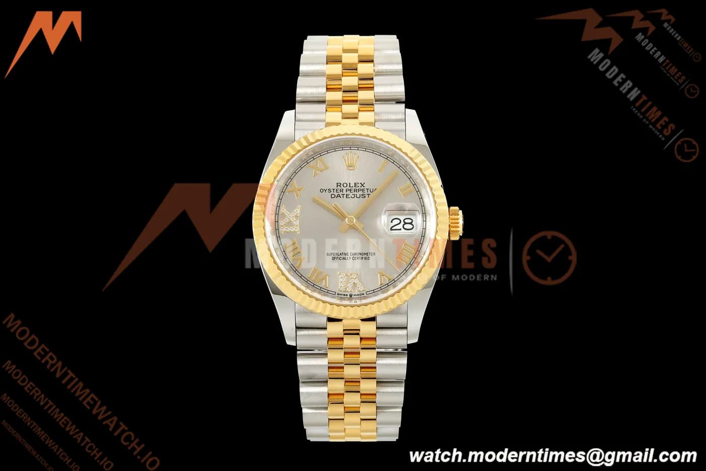 Rolex - Datejust 126233 36mm Jub Flt 904L YG/SS Silv/Rmn ARF SH3235