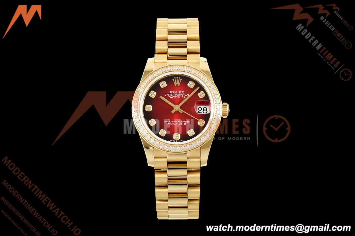 Rolex – Datejust Damen 278288RBR 31 mm Pre Dia YG/YG Rot/Dia GMF A2824
