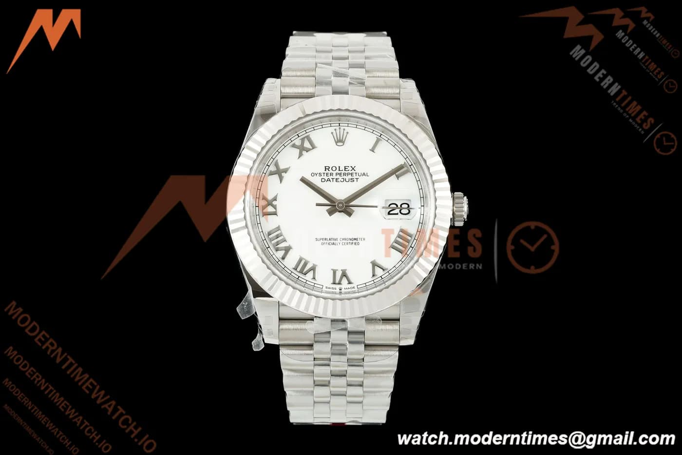 Rolex - Datejust 126334 41mm Jub Flt 904L SS/SS Wht/Rmn VSF V2 VS3235