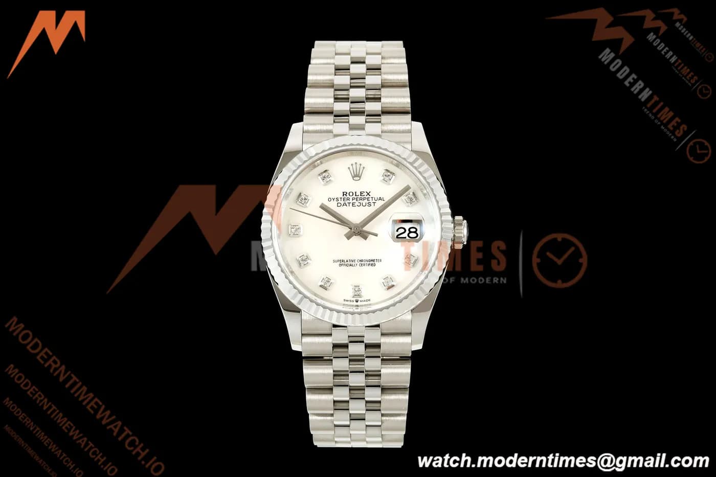 Rolex - Datejust 126234 36mm Jub Flt 904L SS/SS MOP/Dia Clean Plus DD3235