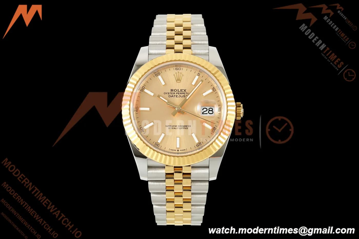 Rolex - Datejust 126333 41mm 904L Jub Flt YG/SS YG/Stk RCF JH3235